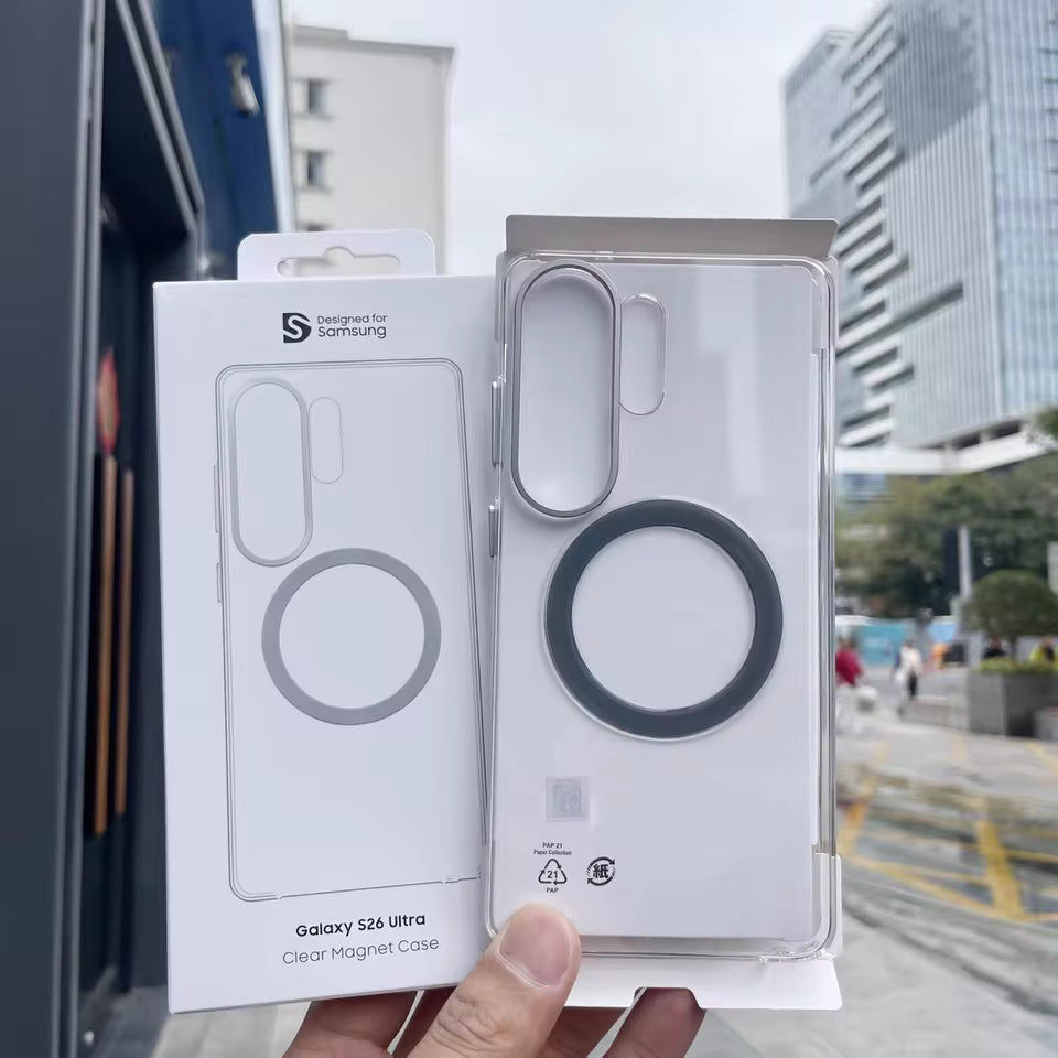 جراب MagSafe شفاف – سامسونج S26 الترا