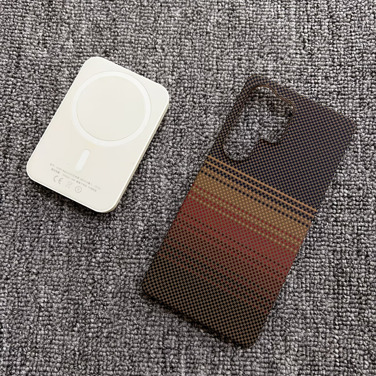 Carbon Fiber Magsafe Case S25 ULTRA - Sunset