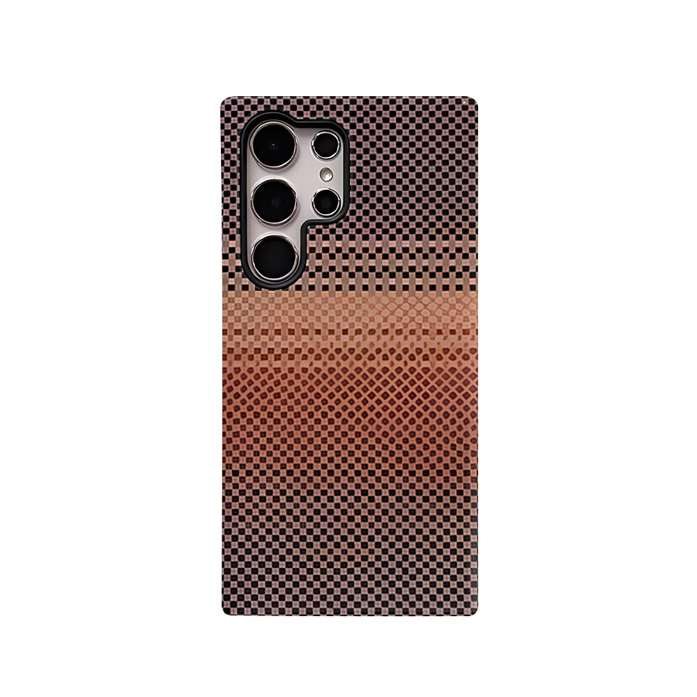 Carbon Fiber Magsafe Case S25 ULTRA - Sunset