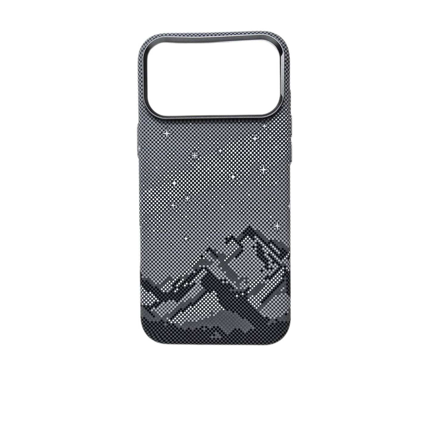 Carbon Texture MagSafe Protective Case for 17 Pro Max