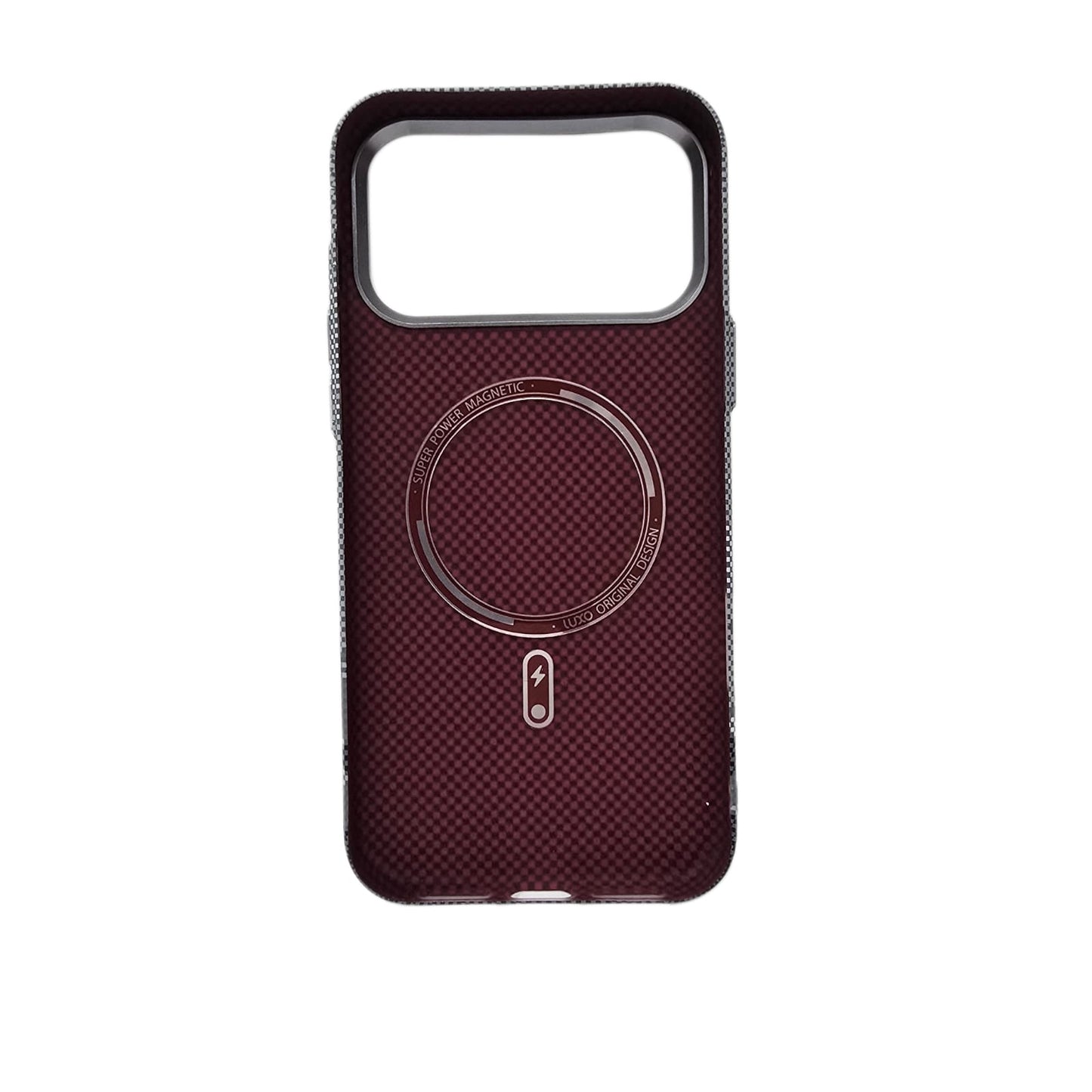 Carbon Texture MagSafe Protective Case for 17 Pro Max