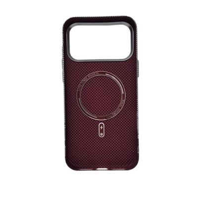 Carbon Texture MagSafe Protective Case for 17 Pro Max